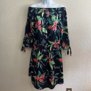 BLUSH💚 Off Shoulder Mini Dress